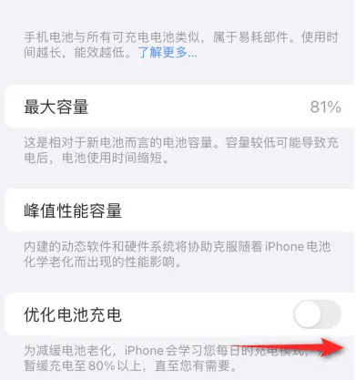 嘉陵苹果15维修分享iPhone15充电到80%就充不进电了怎么办 