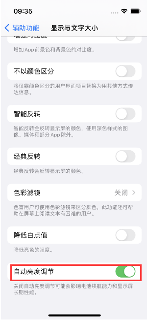 嘉陵苹果15维修店分享iPhone 15 Pro系列屏幕亮度 