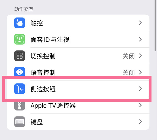 嘉陵苹果14维修店分享iPhone14 Plus侧键双击下载功能关闭方法 