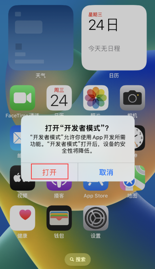 嘉陵苹果手机维修分享如何打开开发者模式 