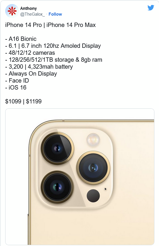 嘉陵苹果14维修分享iPhone 14全系涨价 