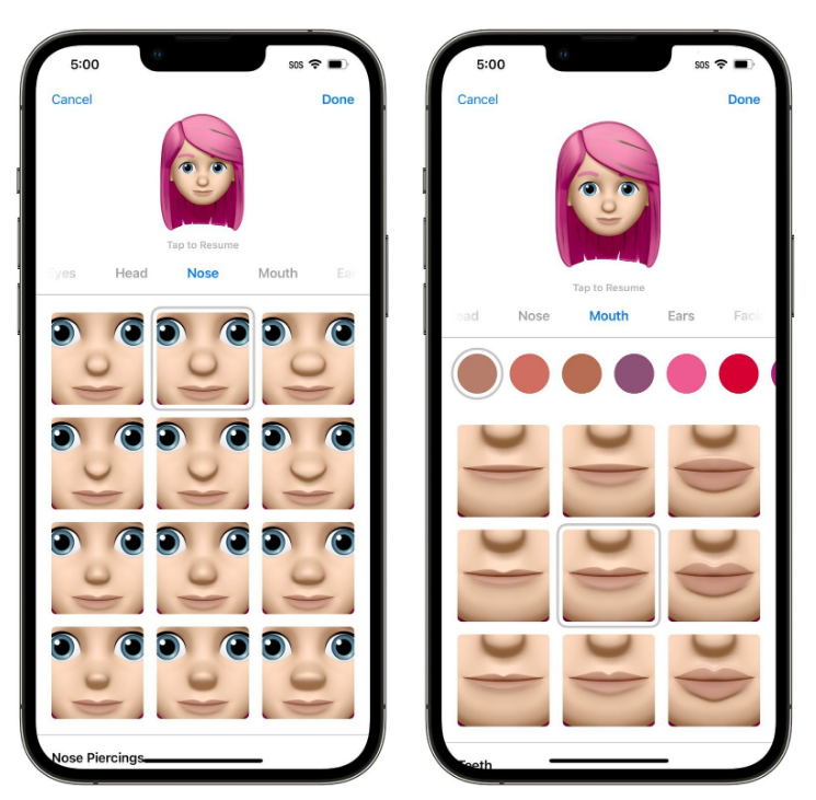 嘉陵苹果手机维修分享​iOS 16中的拟我表情有了哪些变化和升级 
