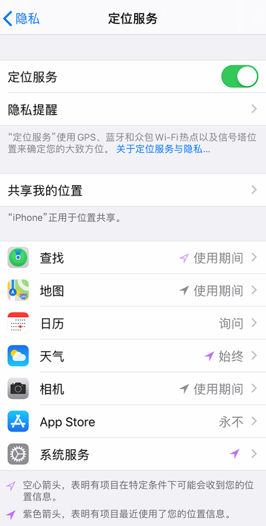 嘉陵苹果手机维修分享iPhone 状态栏中时间显示为蓝色图标是什么情况 
